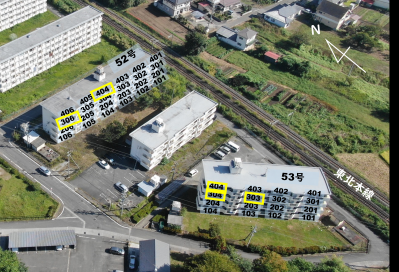 兼谷平52・53号棟