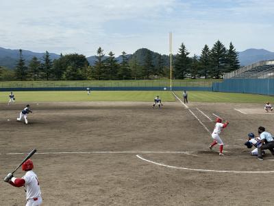 柳沼澄人投手の鋭い投球