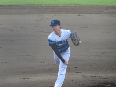 見事な完封を見せた柳沼澄人選手