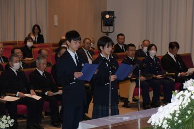 平和への誓い文朗読