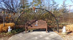 クリスマス装飾_ベンチ