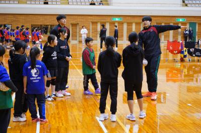 ハンドボール教室③