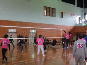 男子試合中の様子