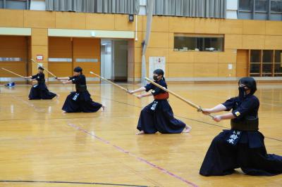 本宮剣道スポーツ少年団稽古の様子