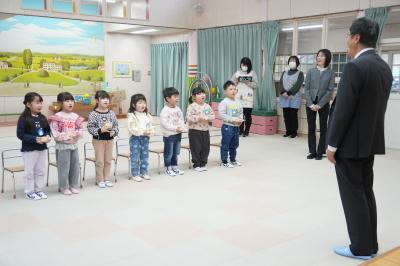 園児たちのお礼のお歌