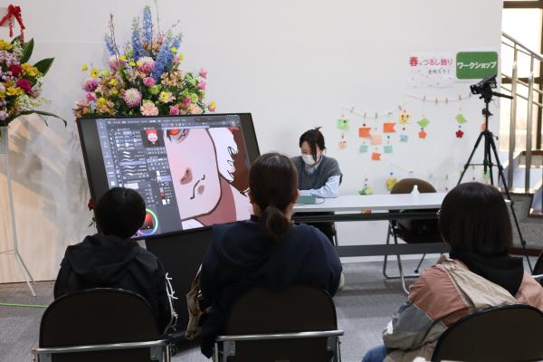 ゆかり展公開制作