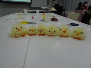 皆さんひよこ作りを楽しみました