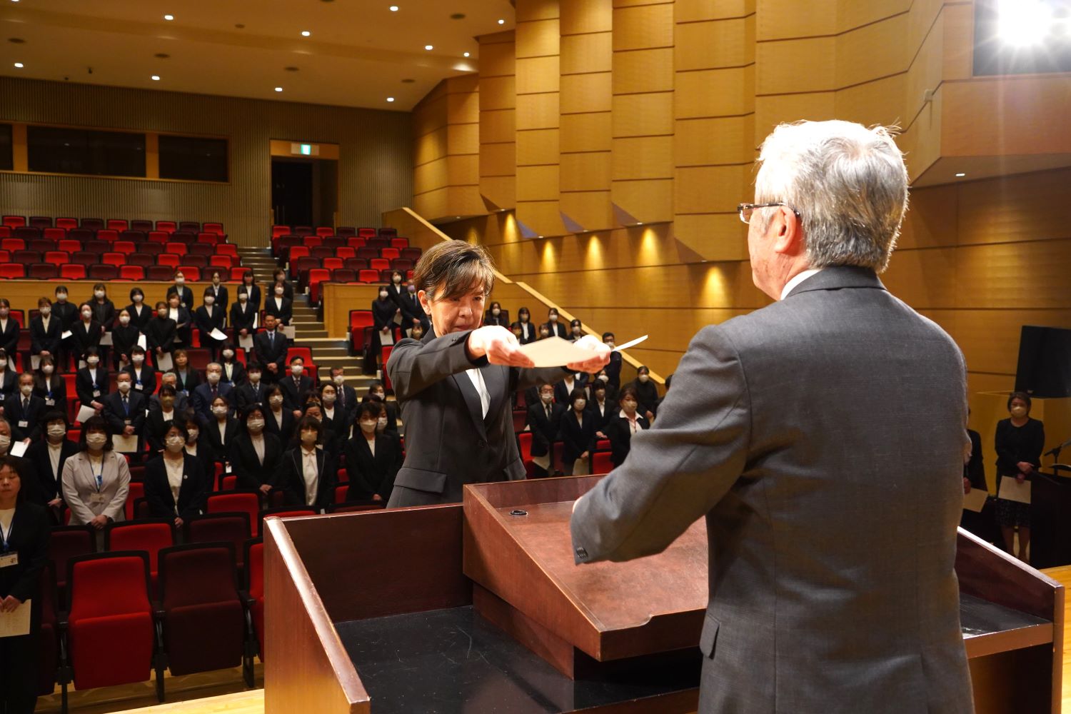 辞令交付②