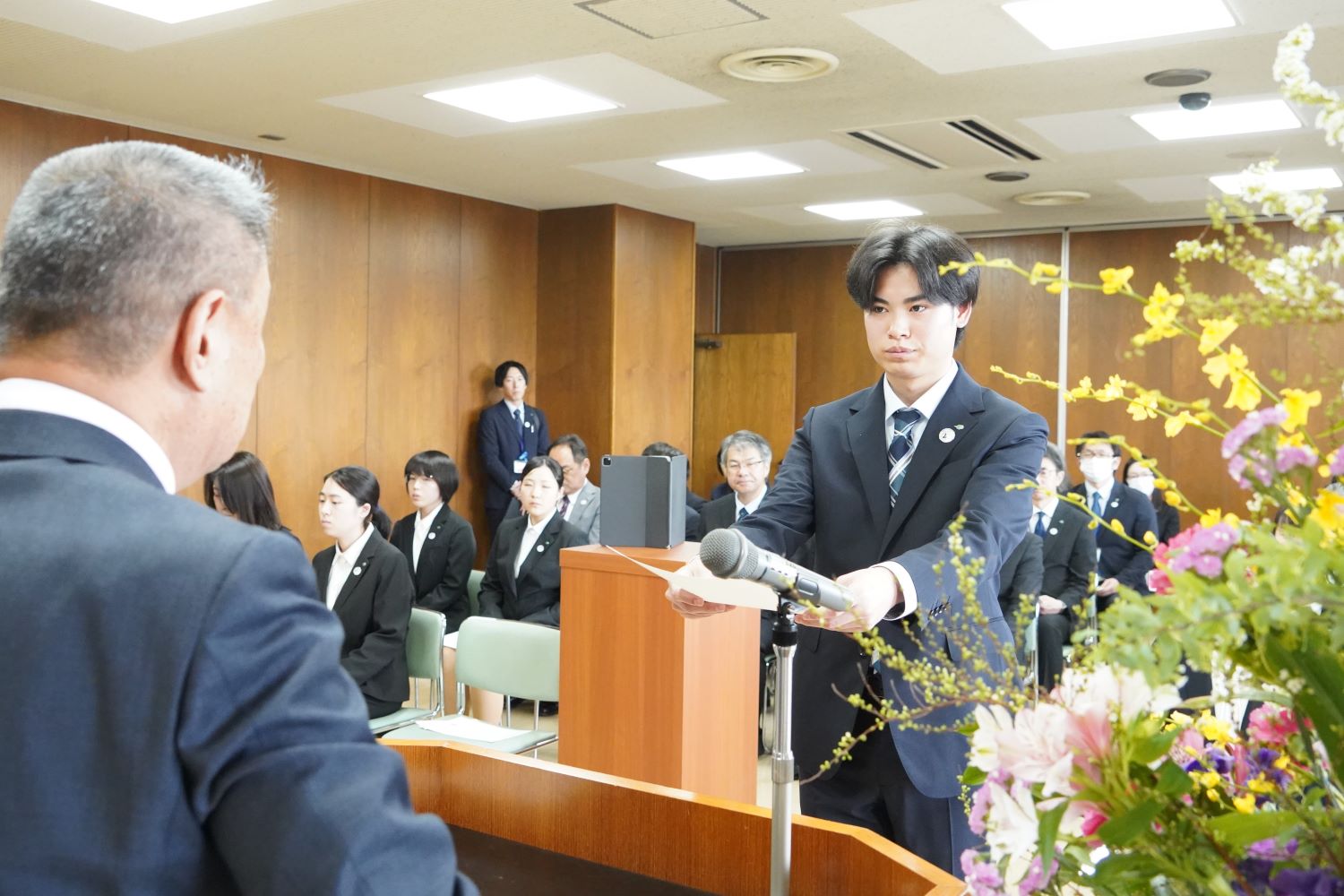 辞令交付