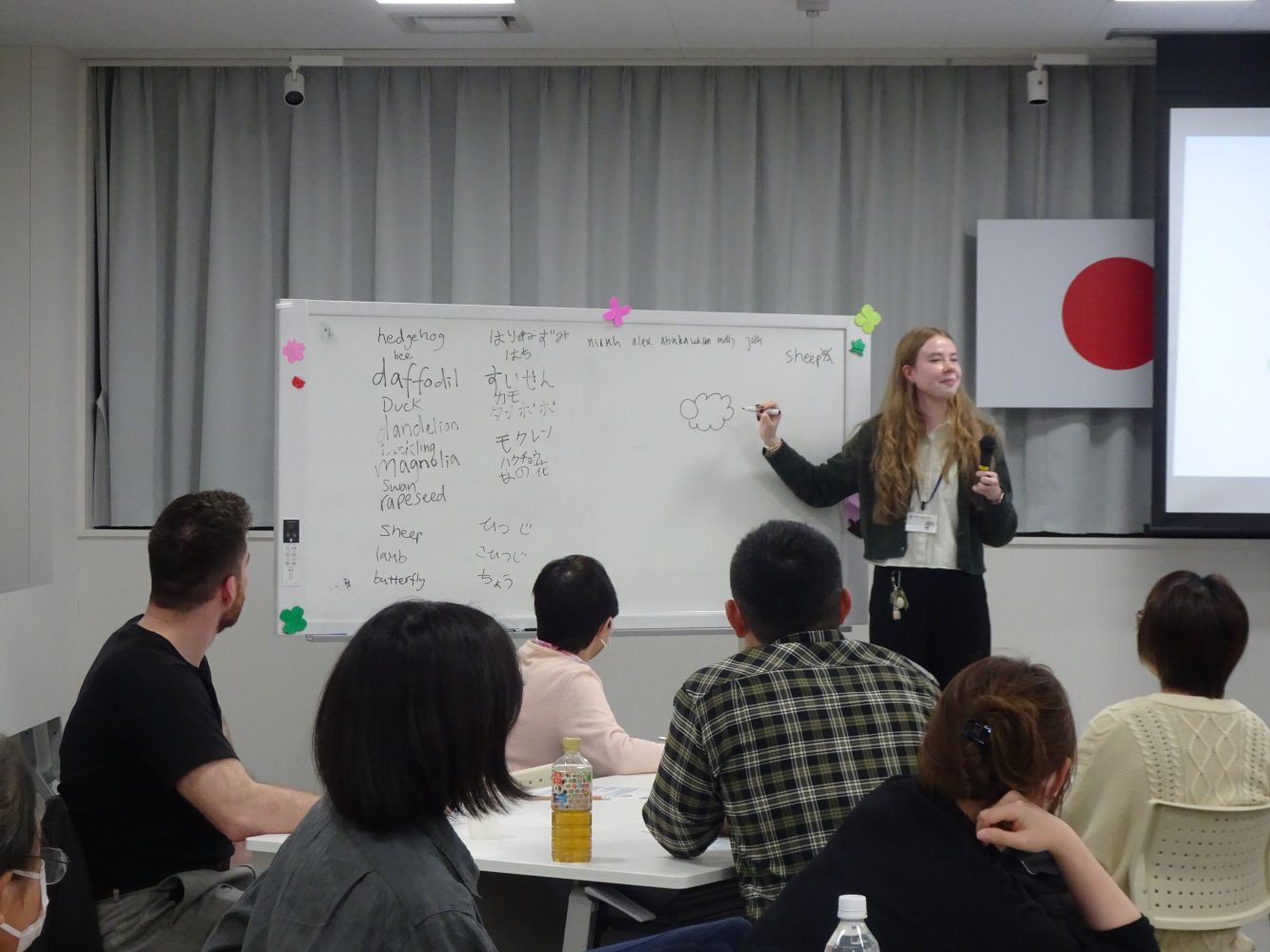 英語でゲームをしました