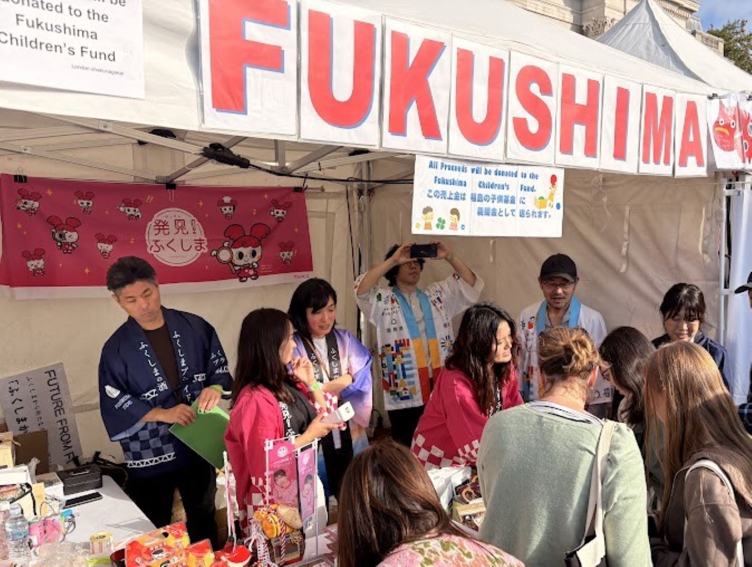 ジャパン祭りブースの様子