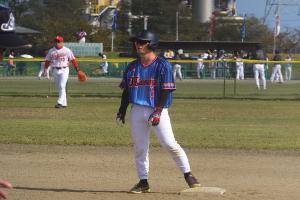 同点タイムリーを打った寺島選手
