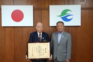 柏谷さんと高松市長